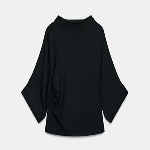 ZARA Black Wool Sweater Size M